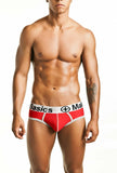 Malebasics Men's Cotton Fitted Contrast Hip Brief