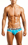 Malebasics Men's Cotton Fitted Contrast Hip Brief