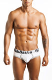Malebasics Men's Cotton Fitted Contrast Hip Brief